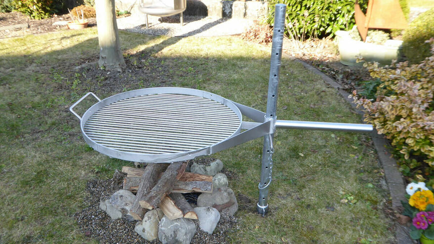 Party-Grill Ø 80 cm Inox