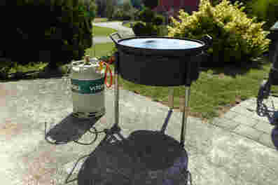 fiba speckstein grill aufgebaut